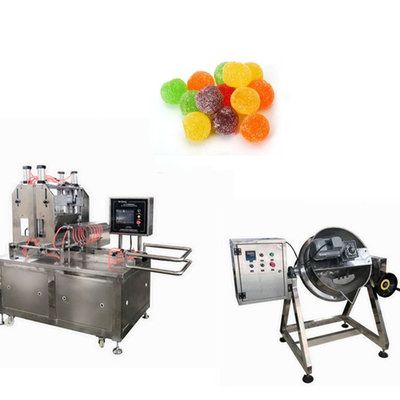 3kW Blueberry Orange Watermelon Gummy Machine για την παρασκευή ζελέ γλυκών State of the art