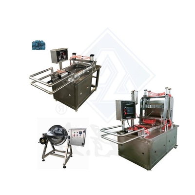 Αρκούδα σκουλήκια Gummy Candy Depositing Machine με 500 κιλά χωρητικότητα 3kw ισχύς