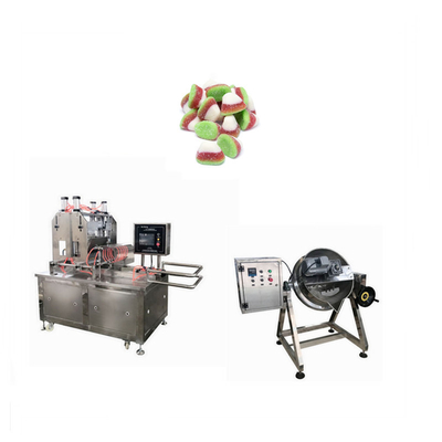 Αρκούδα σκουλήκια Gummy Candy Depositing Machine με 500 κιλά χωρητικότητα 3kw ισχύς
