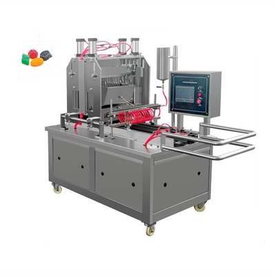 Υψηλή παραγωγικότητα 50 kg/h Πικτίνη αρκούδα γουμάρι μηχανή καταθέτης ζελέ γουμάρι ζαχαρωτά μηχανή κατασκευής γλυκών 3kw