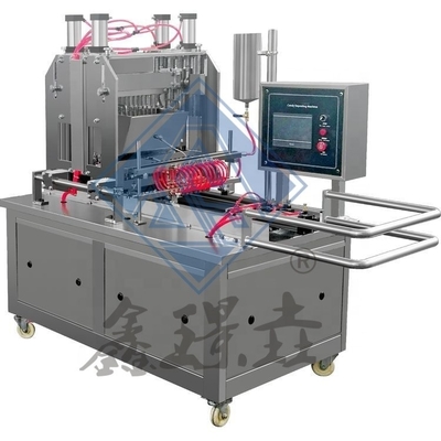 20-50 kg/h Αυτοματοποιημένη μηχανή παρασκευής λουκάνικων με πολλαπλή χρήση