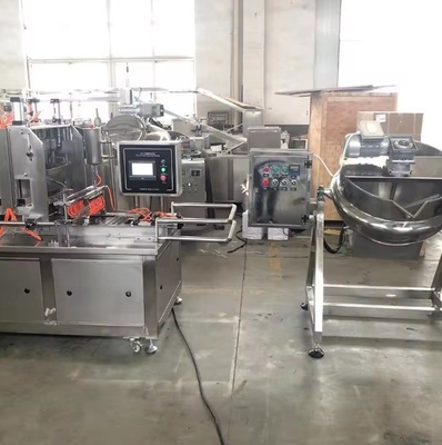 1500W Cake Soft Hard Gel Toffee Candy Pouring Machine με ημιαυτόματη λειτουργία