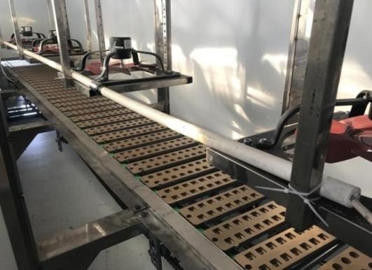500kg ημιαυτόματη χειροκίνητη μηχανή χύτευσης γλυκών για μαλακά και σκληρά γλυκά